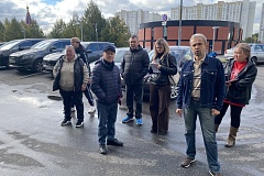 03 октября глава управы района Братеево Александр Воробьев провёл еженедельный обход территории