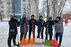 2 и 9 декабря 2023г. наш клуб принял участие в уборке снега в нашем районе Братеево, совместно с Управой района Братеево