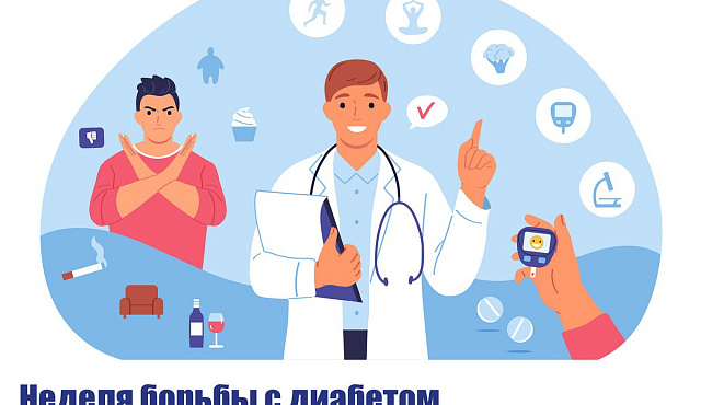 С 11 ноября по 17 ноября проходит Неделя борьбы с диабетом (в честь всемирного дня борьбы с диабетом 14 ноября)