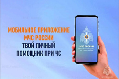 С мобильным приложением «МЧС России»